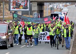 Warnstreik In Jena Bei Bus Und Bahn Drehte Sich Kein Rad 12